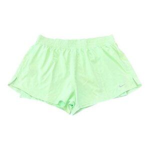 NIKE Women’s One Dri Fit Mid Rise Brief Lined Shorts Barely Volt Size XL NEW